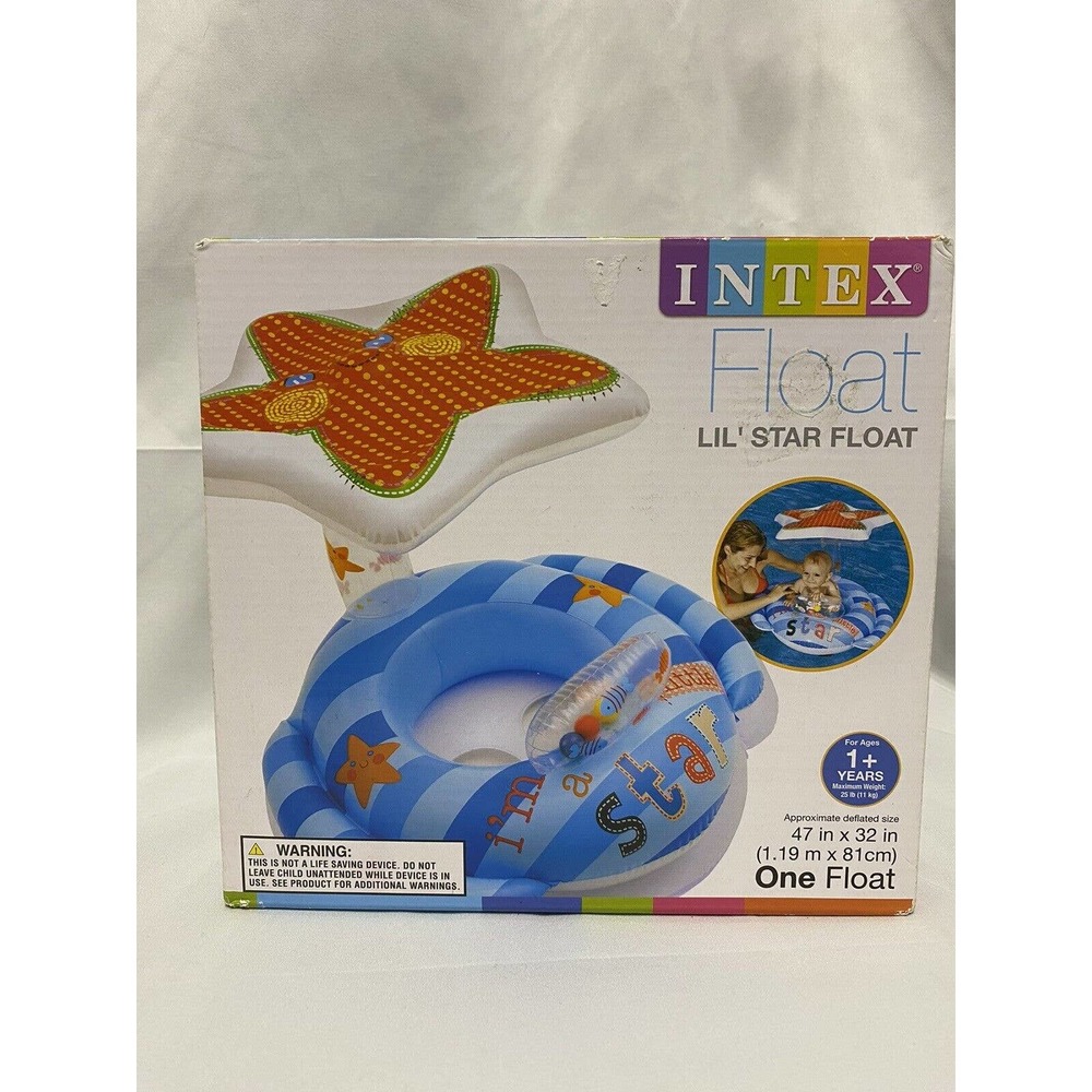Intex Star Ring Inner Tube Float Lil Star Float With Star Top Cover Canopy Style